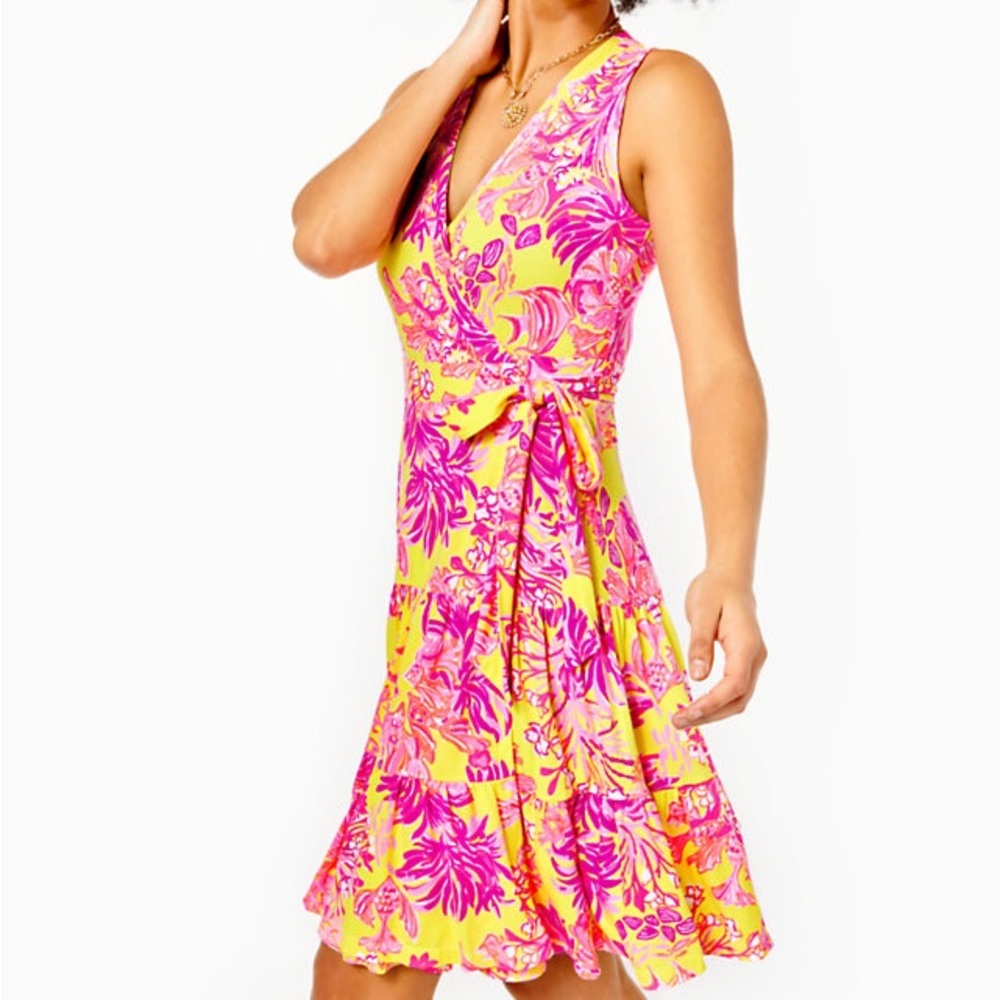 Lilly Pulitzer Folly Floral Wrap Dress